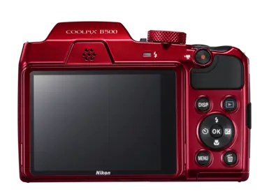 Nikon COOLPIX B500 | Digital Bridge Camera | Plum, Red & Black