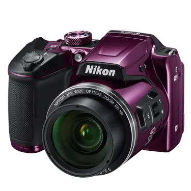 Nikon COOLPIX B500 | Digital Bridge Camera | Plum, Red & Black